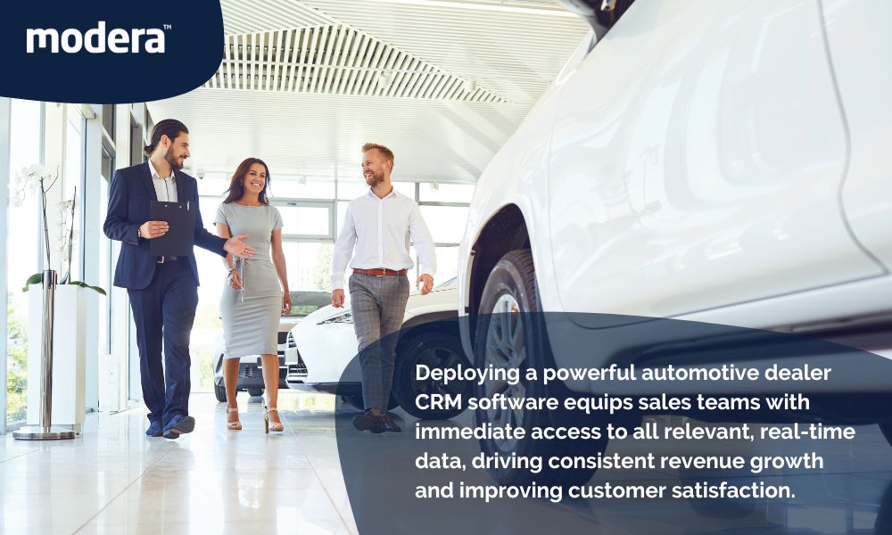 Deploying a powerful automotive dealer CRM software equips sales teams with immediate access to all relevant, real-time data, driving consistent revenue growth and improving customer satisfaction.