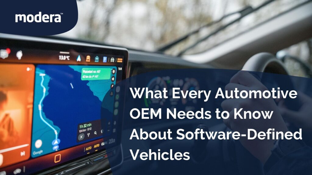 Software-defined vehicles